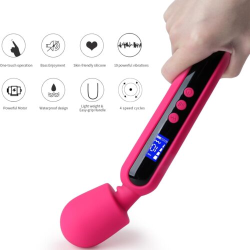 Vibrador Masajeador Hitachi PRO Recargable Silicona Medica
