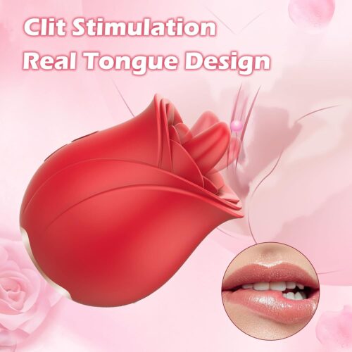 Rosa Telescopio Vibrador Lengua Letcher