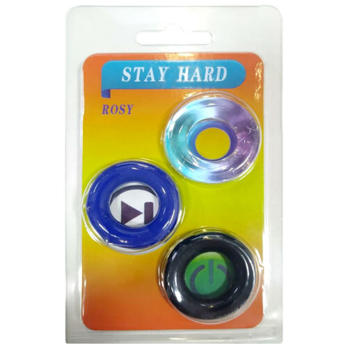 Anillo x3 Stay Stay Hard Donut