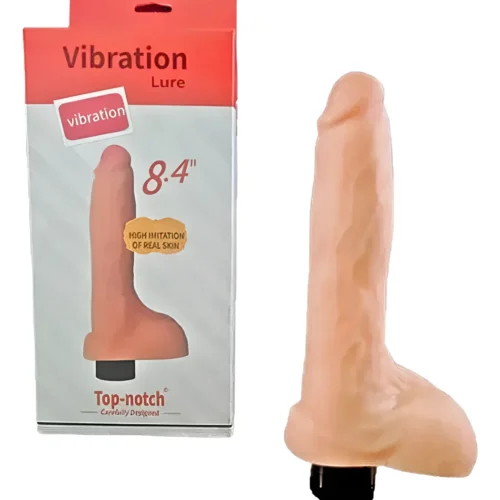 Consolador Vibrador Tipo Real Con Testiculos