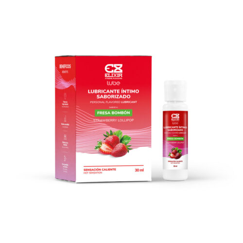 Lubricante Saborizado Fresa Bombon Elixir 30ml
