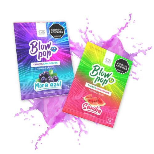 Lubricante en polvo Blow Pop x2 Uva-Sandia