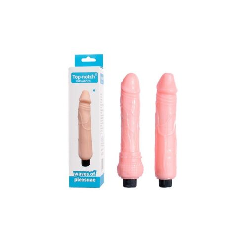 Consolador Vibrador Tipo Real  21cm Top Notch