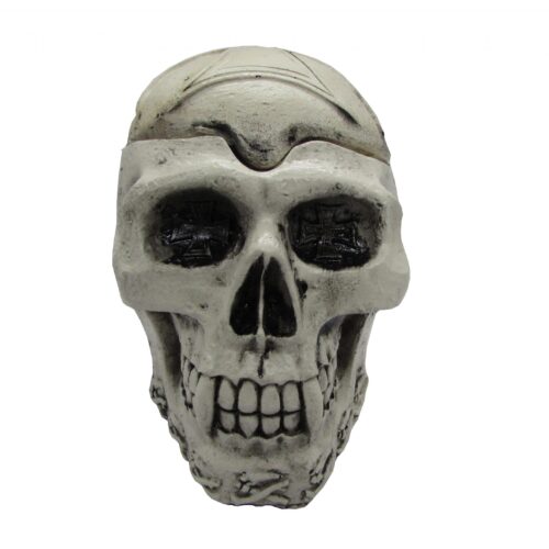 Cenicero Calavera con tapa Resina